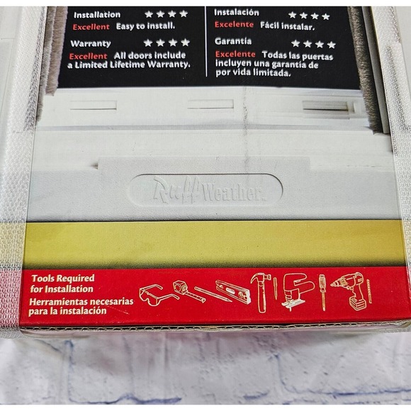 Ideal Pet Products RUFF WEATHER Dog Door Medium 7.25" x 13" Flap SEALED - Picture 5 of 9